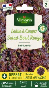 Laitue à Couper Red Salad Bowl + échantillon Grenadine